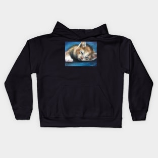 Sleepy Kitty Kids Hoodie